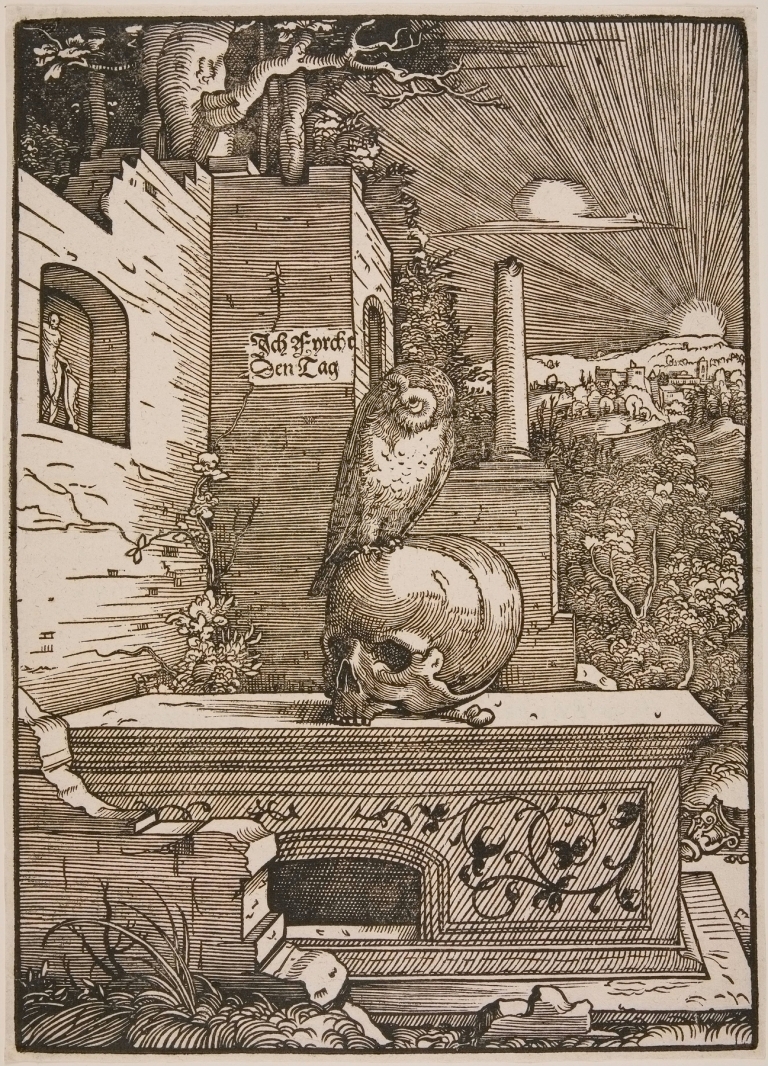 Allegory with an Owl by Hans Wechtlin
