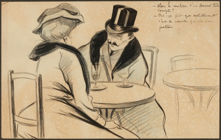 Alors, la comtesse t’as donné ton compte – oui, ça fait que maintenant c’est le comte qui est mon patron by Fernand Louis Gottlob