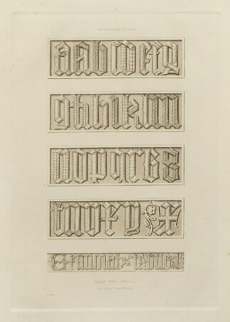 Alphabets: numerals, and devices of the middle ages Pl.28 by Henry Shaw