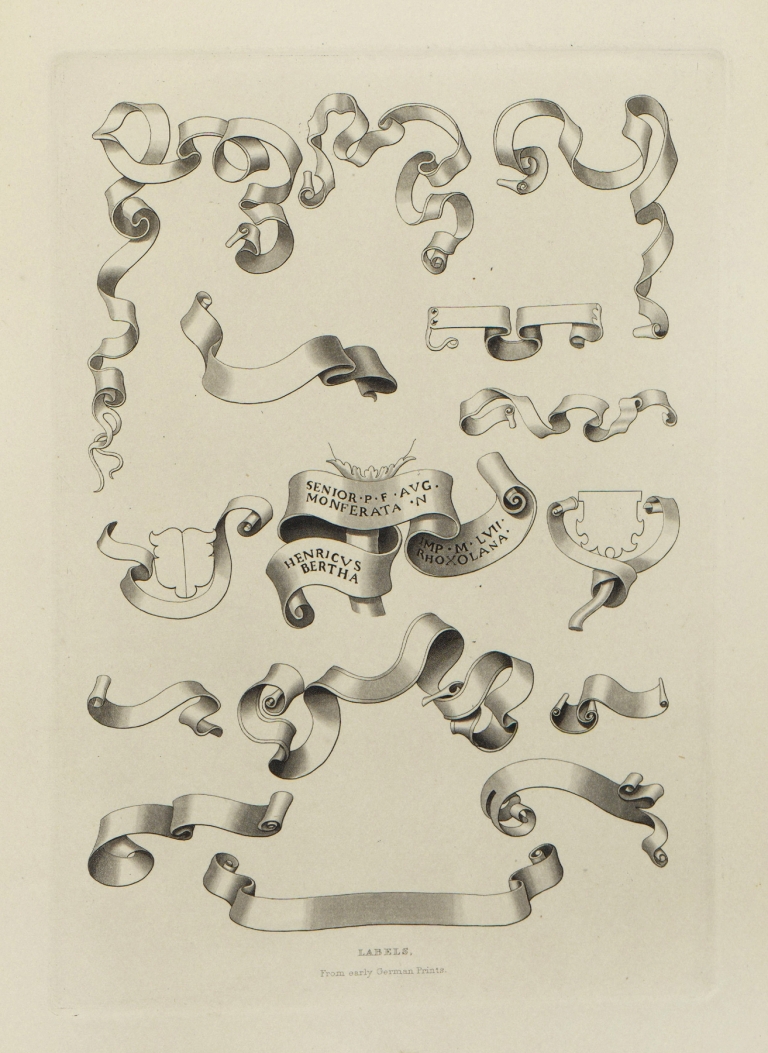 Alphabets: numerals, and devices of the middle ages Pl.46 by Henry Shaw