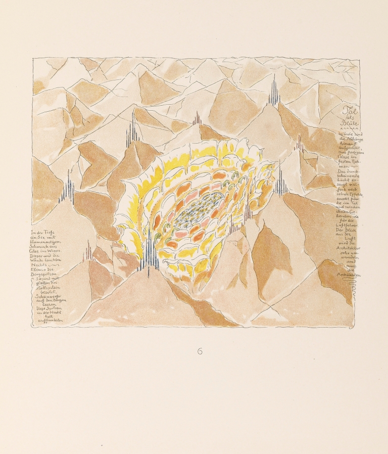 Alpine Architektur Pl. 3 by Bruno Taut