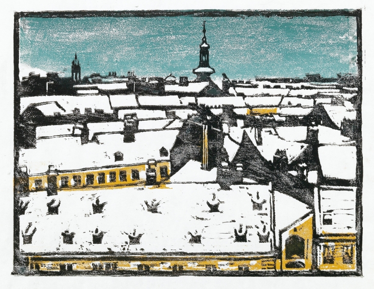 Alte Dächer – Freihaus by Broncia Koller-Pinell