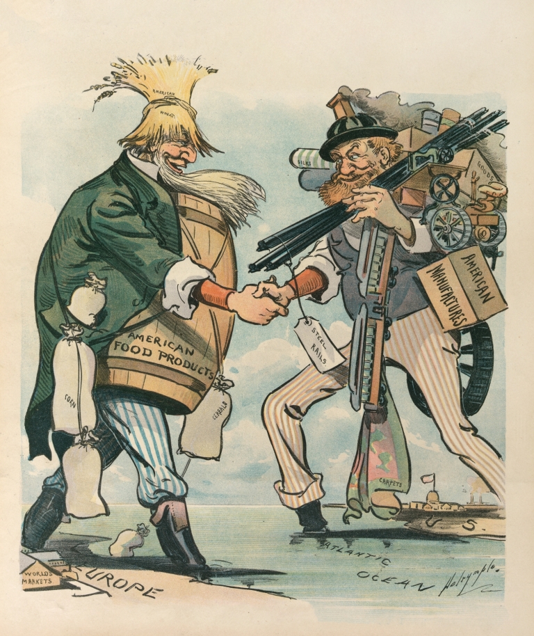 Americans abroad by Louis Dalrymple