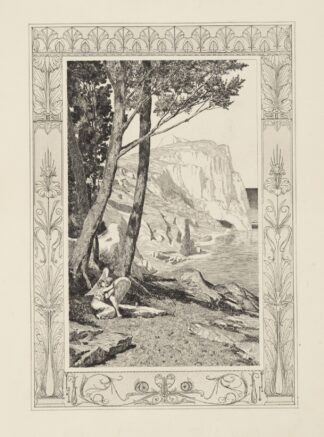 Amor findet Psyche by Max Klinger