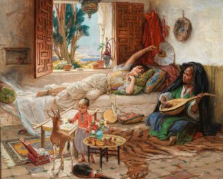 An Afternoon in Algiers by Frederick Arthur Bridgman