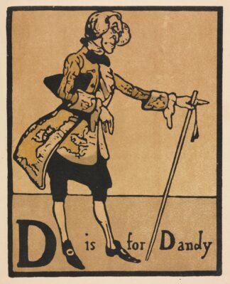 An Alphabet; D is for Dandy 1897 by William Nicholson