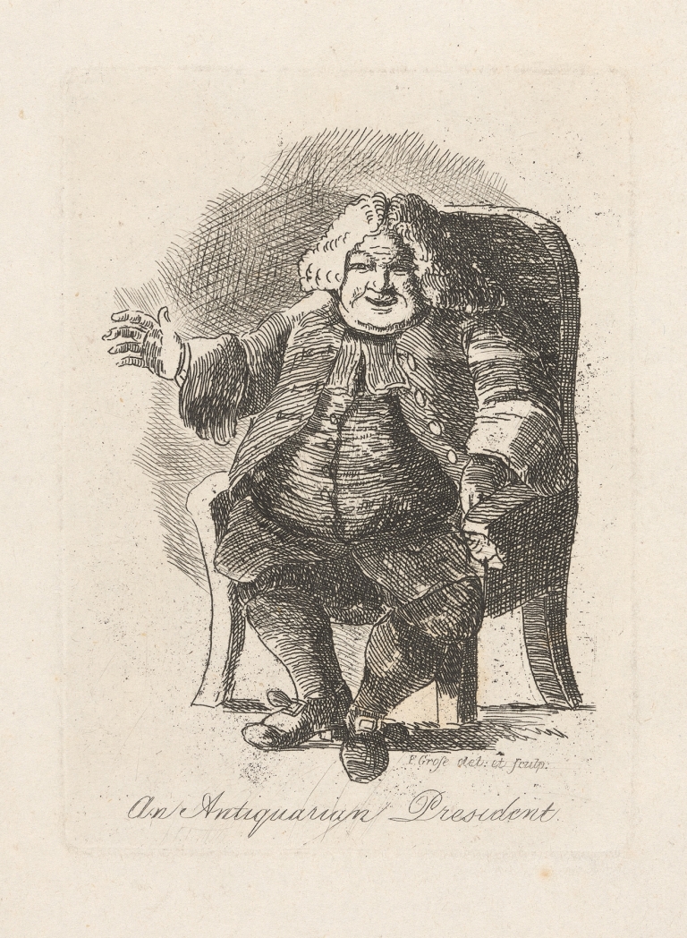 An antiquarian president by Francis Grose