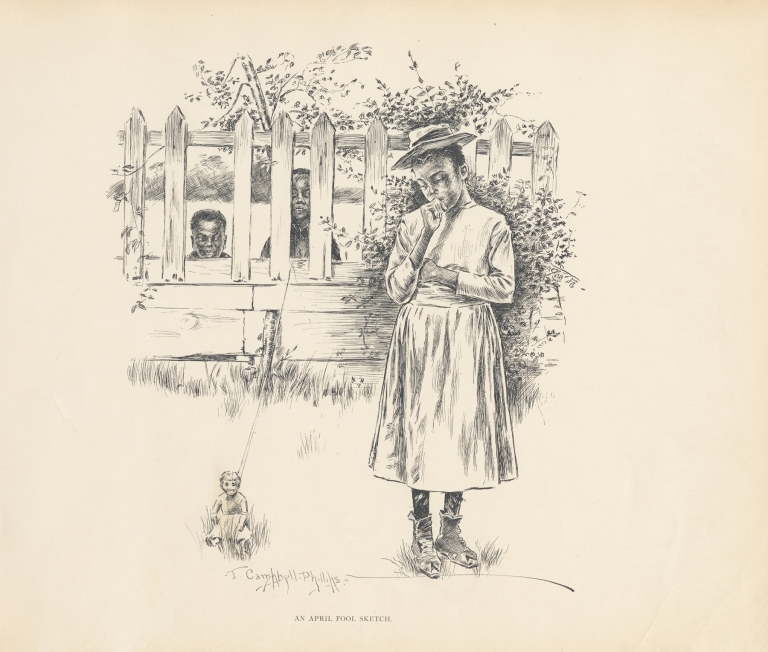 An April Fool Sketch. by J. Campbel Phillips