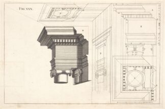 An Ionick work in perspective; with the manner of reconciling the fictitious to the solid architecture. by Andrea Pozzo