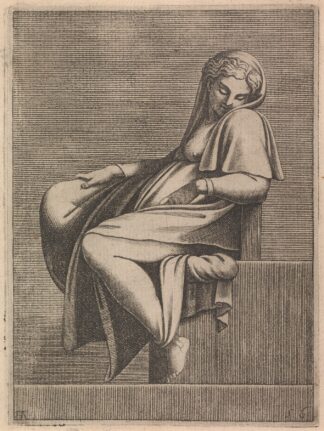 Ancestor of Christ from Abiah Lunette by Adamo Scultori