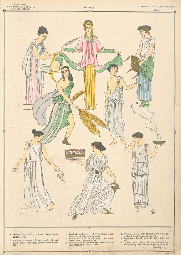 Ancient Greece – Dresses by Paul Louis de Giafferri