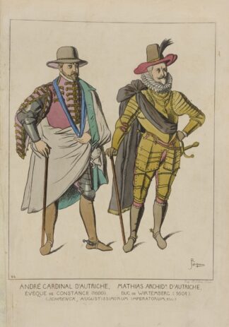 André Cardinal d’Autriche, Mathias Archid[uc] d’Autriche, Évèque de Constance by Raphaël Jacquemin