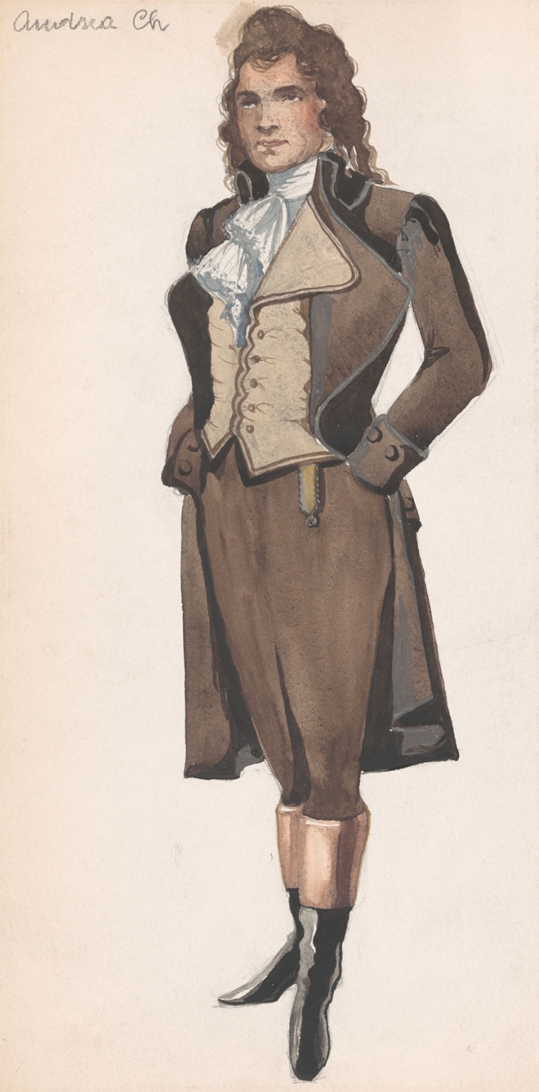Andrea Chénier; Costume; Chénier NAMES by Mme Castel-Bert