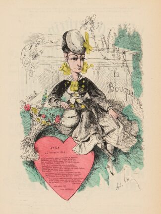 Anna la bouquetière by André Gill