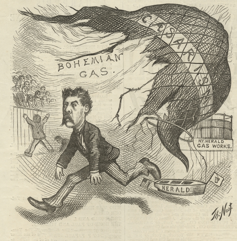 Another inflated power burst by Thomas Nast