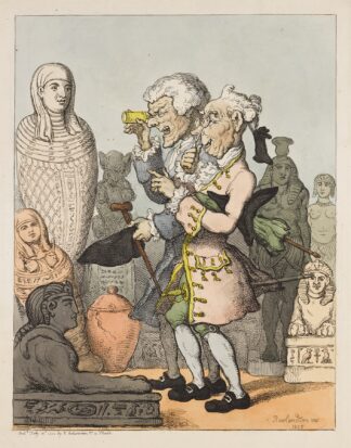 Antiquarians. A la Greque by Thomas Rowlandson