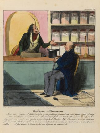 Apothicaire en pharmacien by Honoré Daumier