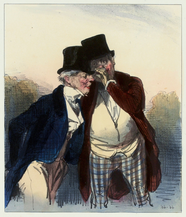Après le café by Paul Gavarni