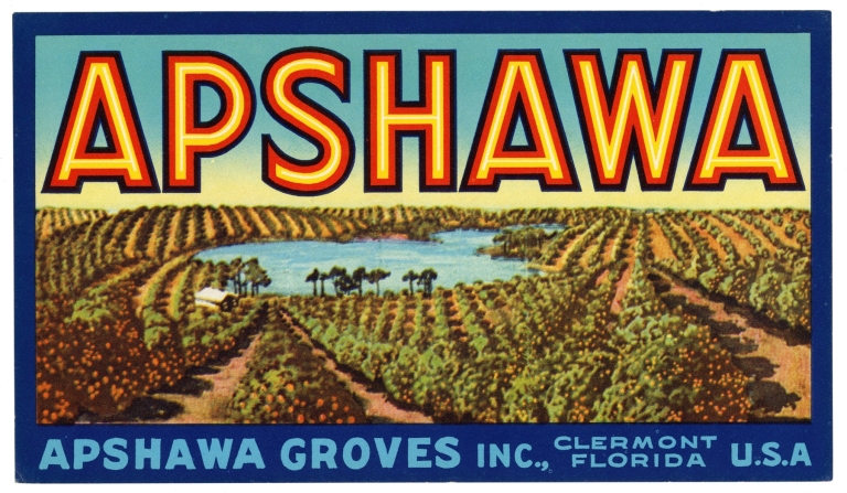 Apshawa Citrus Label by Anonymous
