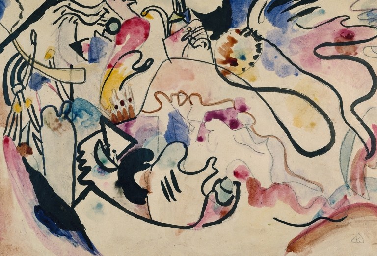 Aquarell Nr. 8 ‘Jüngster Tag’ by Wassily Kandinsky