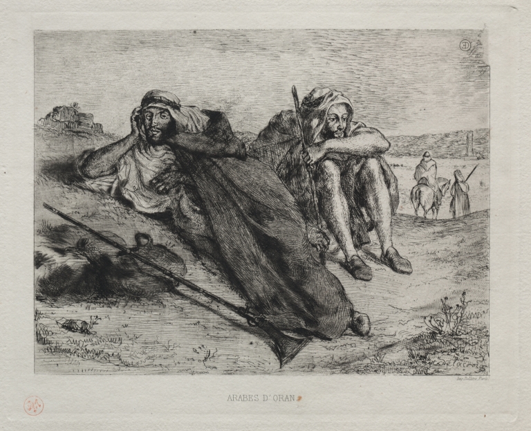 Arabes d’Oran by Eugène Delacroix