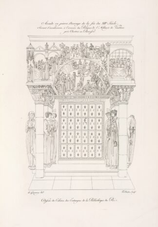 Arcade en pierre, ouvrage de la fin du XIIe. siècle by Nicolas Xavier Willemin