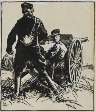 Artillelurs belges by Auguste Louis Lepère