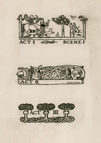 As you like it; Headings 2 by Byam Shaw