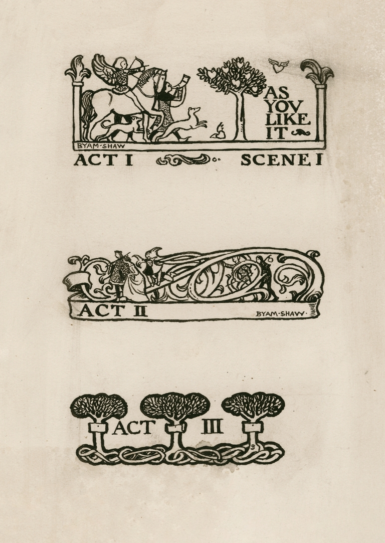 As you like it; Headings 2 by Byam Shaw