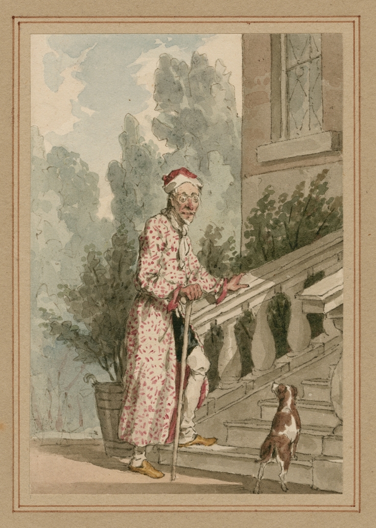 As you like it, scenes of the seven ages of man Pl.6 by John Augustus Atkinson