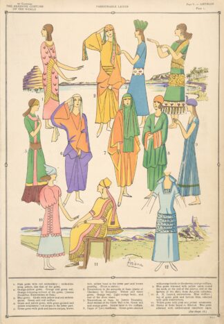 Assyrian – Fashionable ladies by Paul Louis de Giafferri
