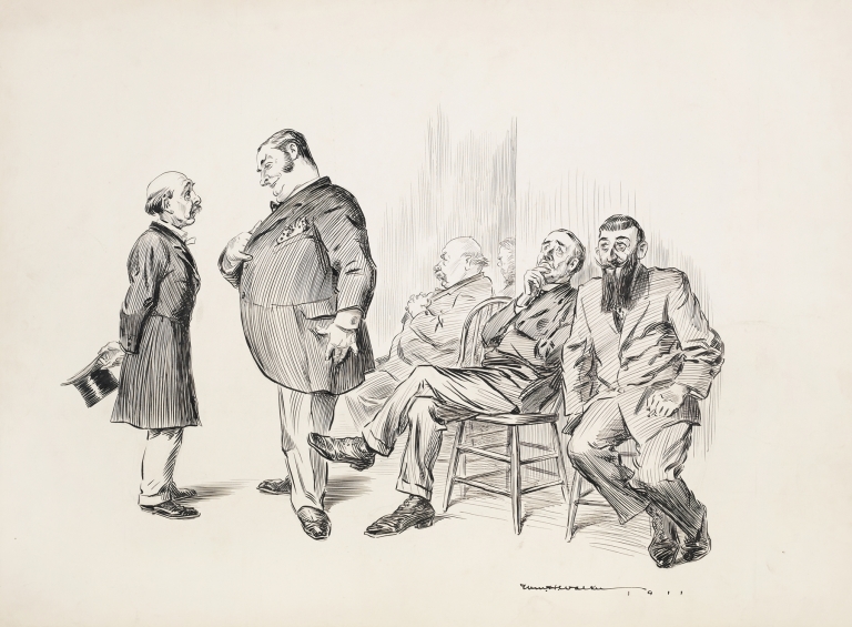 At the Employment Agency by William Henry Walker