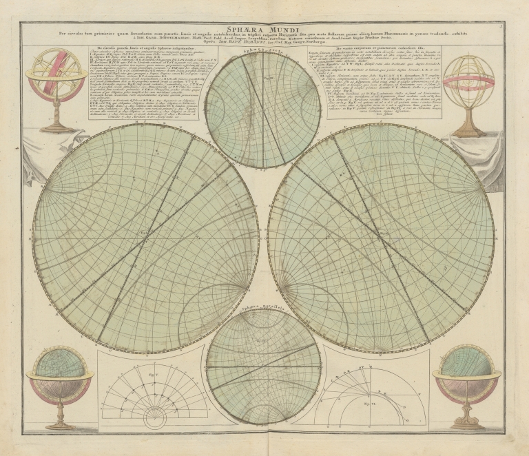 Atlas Coelestis Pl.01 by Johann Gabriel Doppelmayr