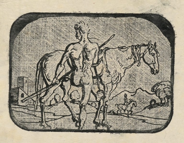 Aufsteigender Reiter by Albert Welti