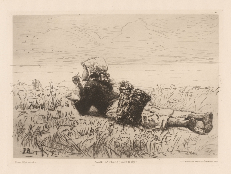 Avant la pèche by Pierre-Célestin Billet