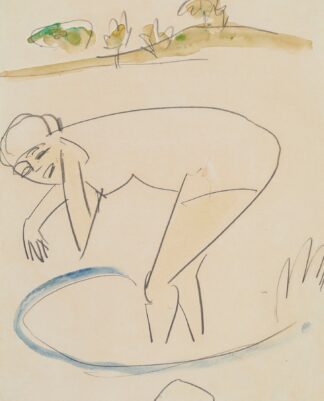 Badende am Ufer by Ernst Ludwig Kirchner
