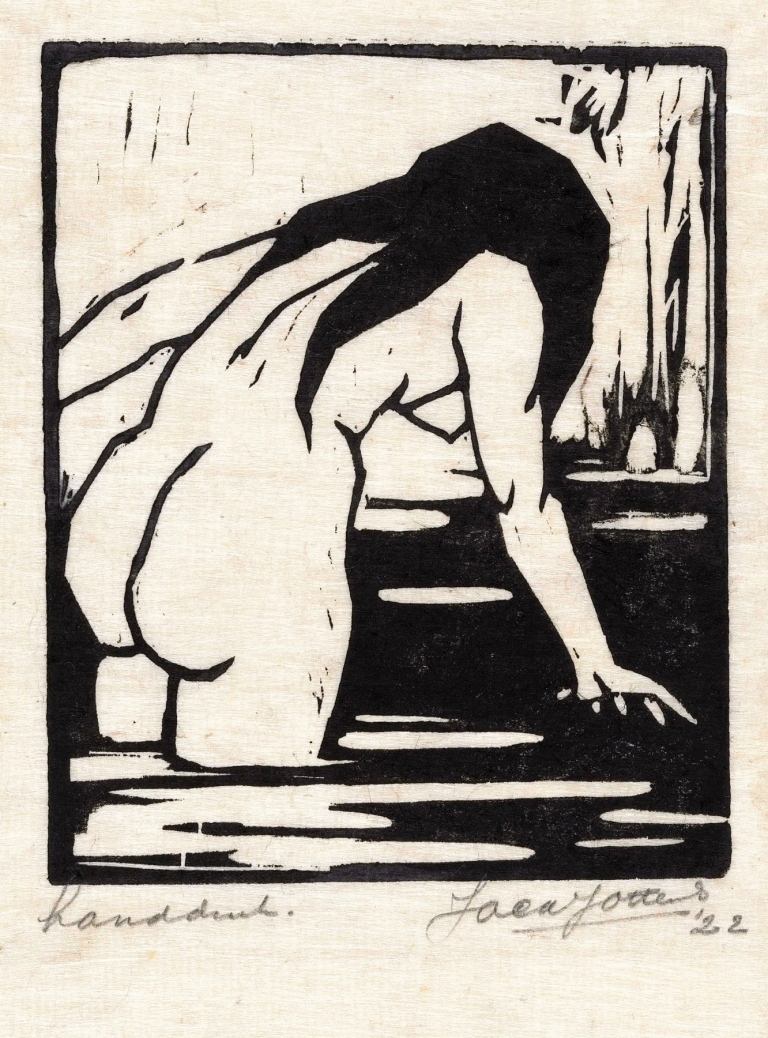 Badende vrouw by Jacques Jeichienus Ottens