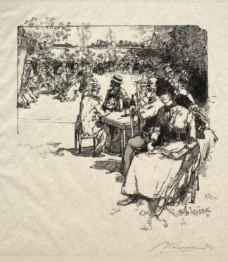 Bal au Point-du-Jour by Auguste Louis Lepère