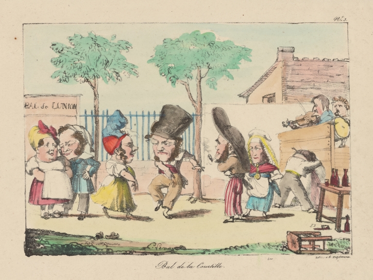 Bal de la courtille by Godefroy Engelmann