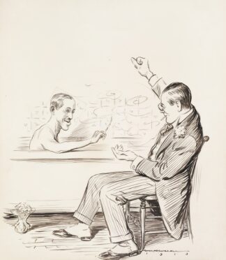 Ballingford makes an early morning call on King Alfonso by William Henry Walker