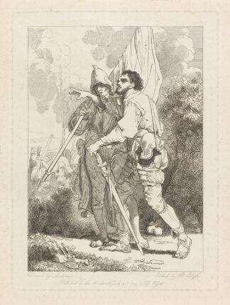 Banditti…Representing Banditti Variously Employed; Giving Orders in Battle by John Hamilton Mortimer