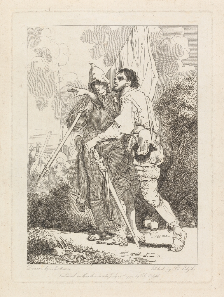 Banditti…Representing Banditti Variously Employed; Giving Orders in Battle by John Hamilton Mortimer