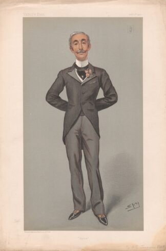 Bankers and Financiers. ‘Hythe’. Sir A.E. Sasson. 1 February 1900 by Leslie Matthew Ward