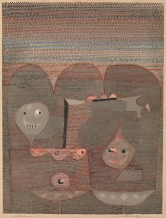 Barbarian Sacrifice by Paul Klee