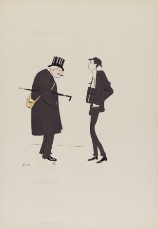 Baron de Brimont et Baron James-Armand de Rothschild by Georges Goursat (Sem)