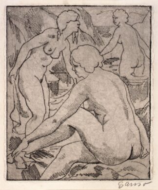 Bathers by Emil Ganso