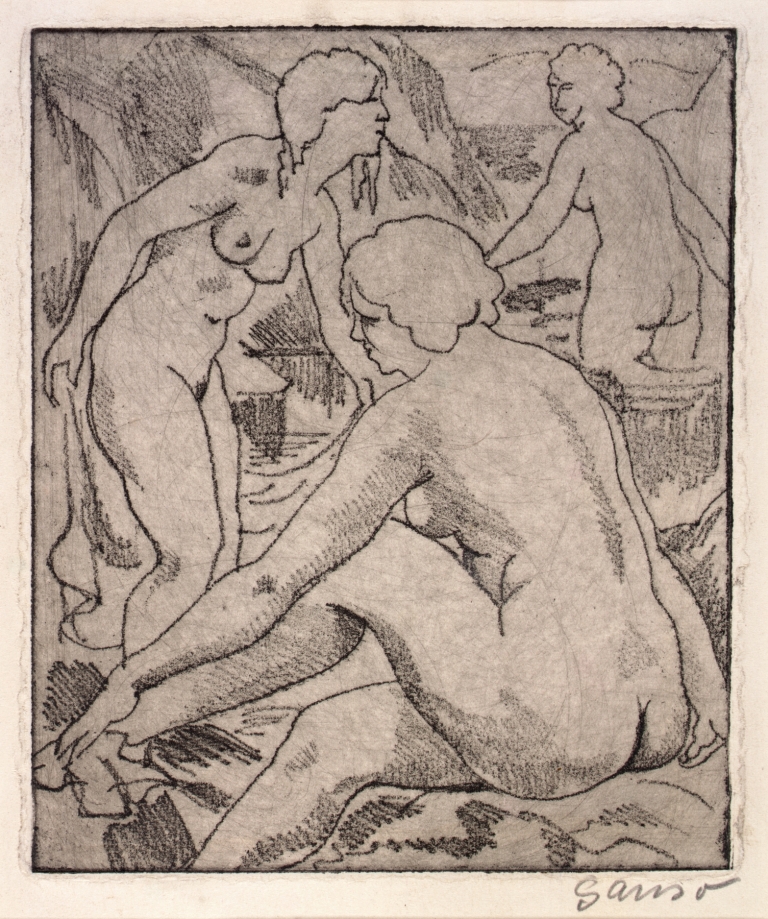 Bathers by Emil Ganso