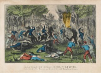 Battle of Bull Run, Va. July 21st 1861 by Currier & Ives.