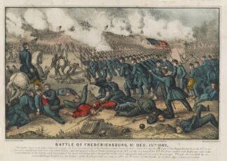 Battle of Fredericksburg, Va. Dec 13th 1862 by Currier & Ives.