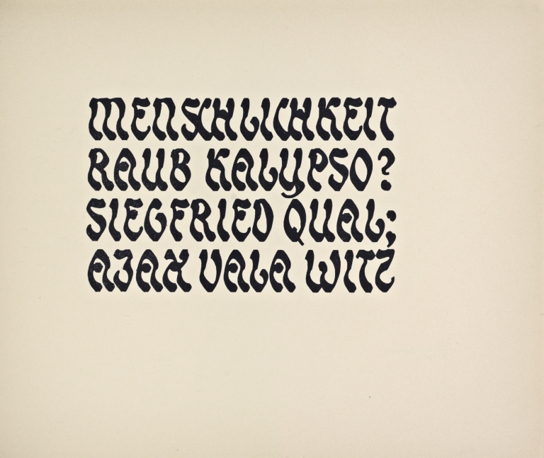 Beispiele kunstlerischer Schrift Pl.025 by Rudolf von Larisch